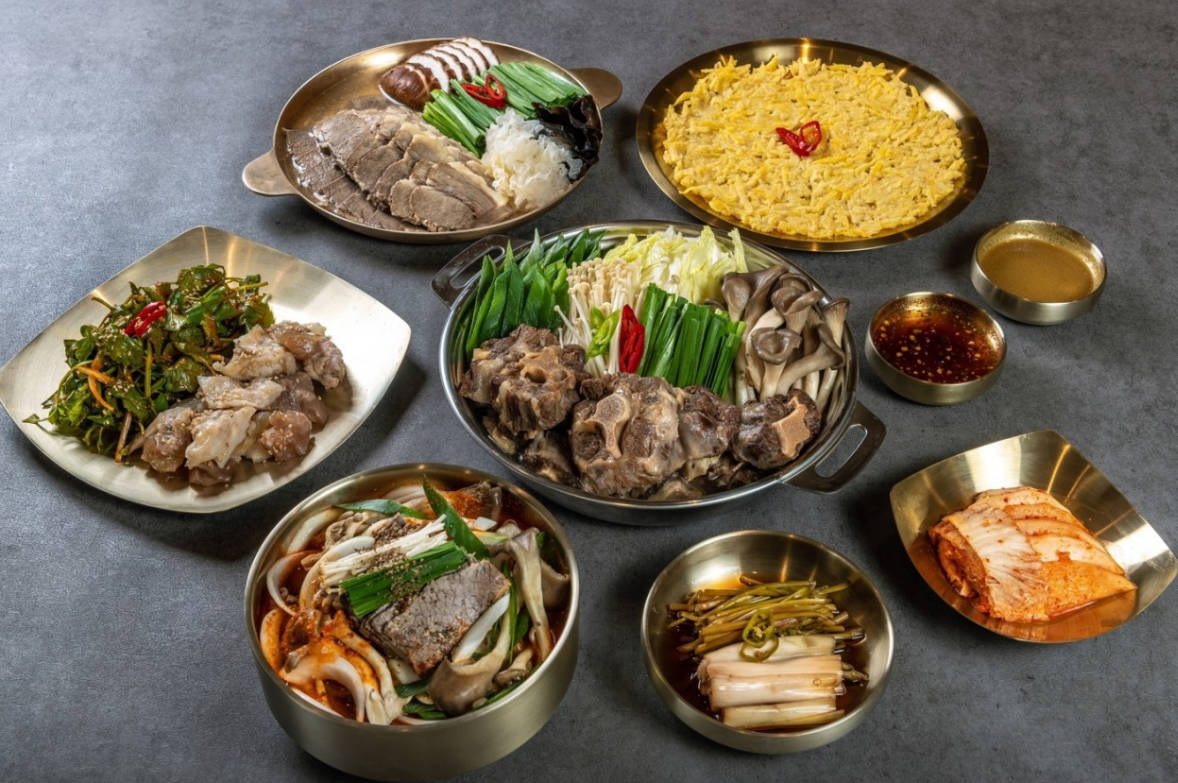 Seolpum市厅附近雅致韩式料理及韩牛