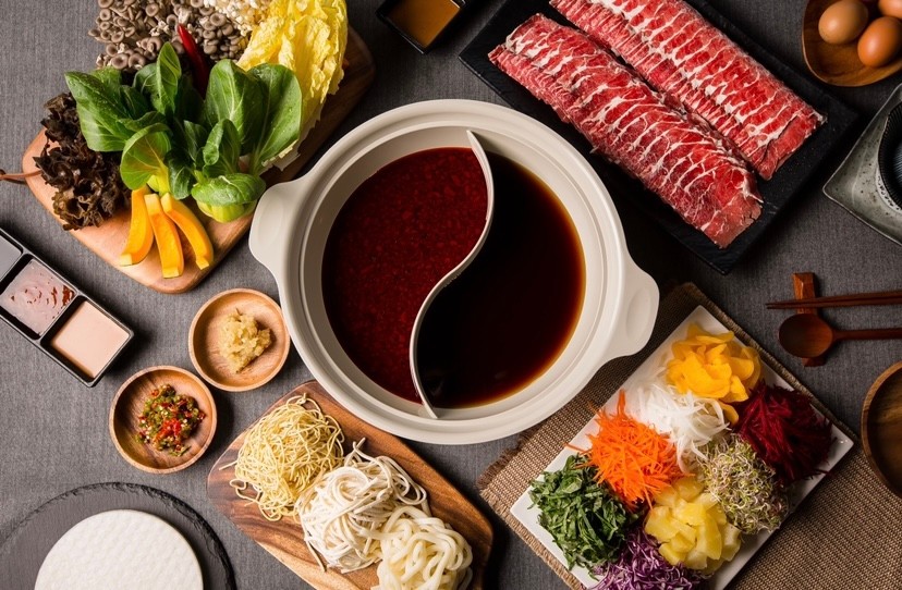 Shabutei Daegu Dongseong-ro five-broth selection and shabu setup