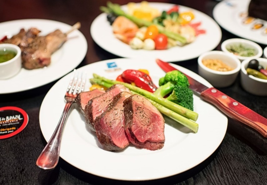 Texas de Brazil Apgujeong churrasco service at Andaz