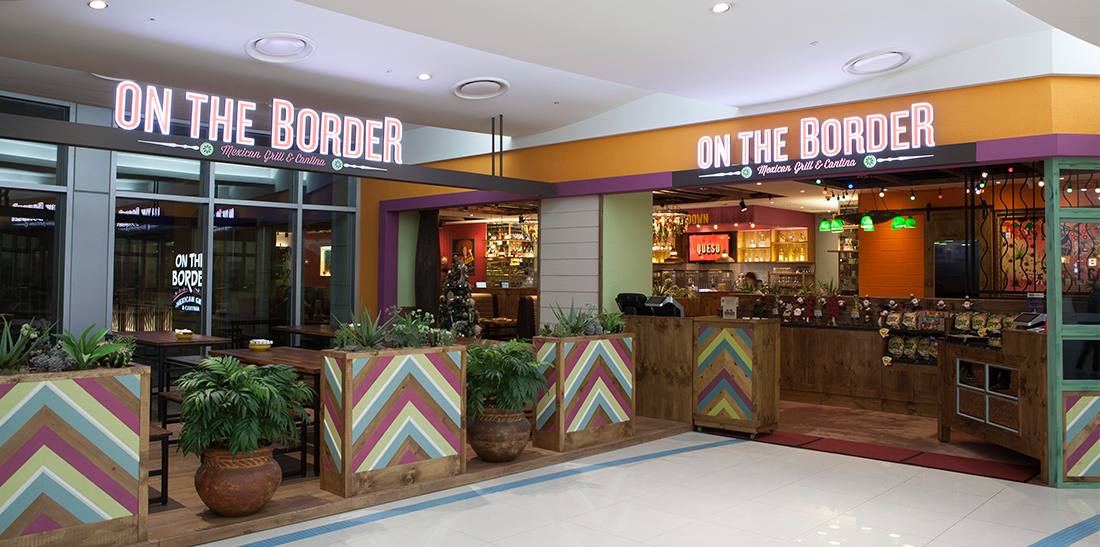 On The Border Times Square tacos and burritos platter