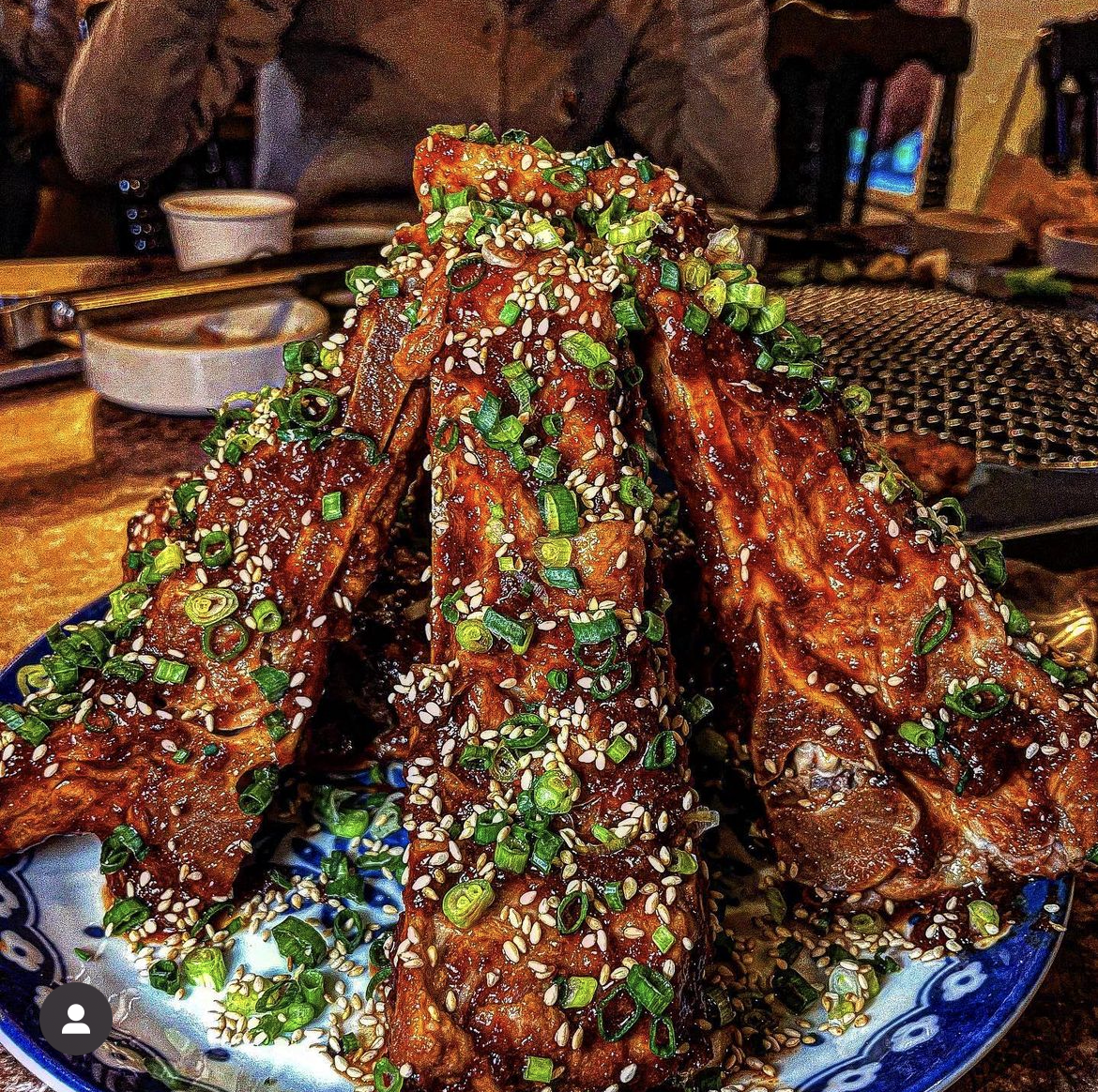 Bonehouse City Hall table with marinated meats and craft beer