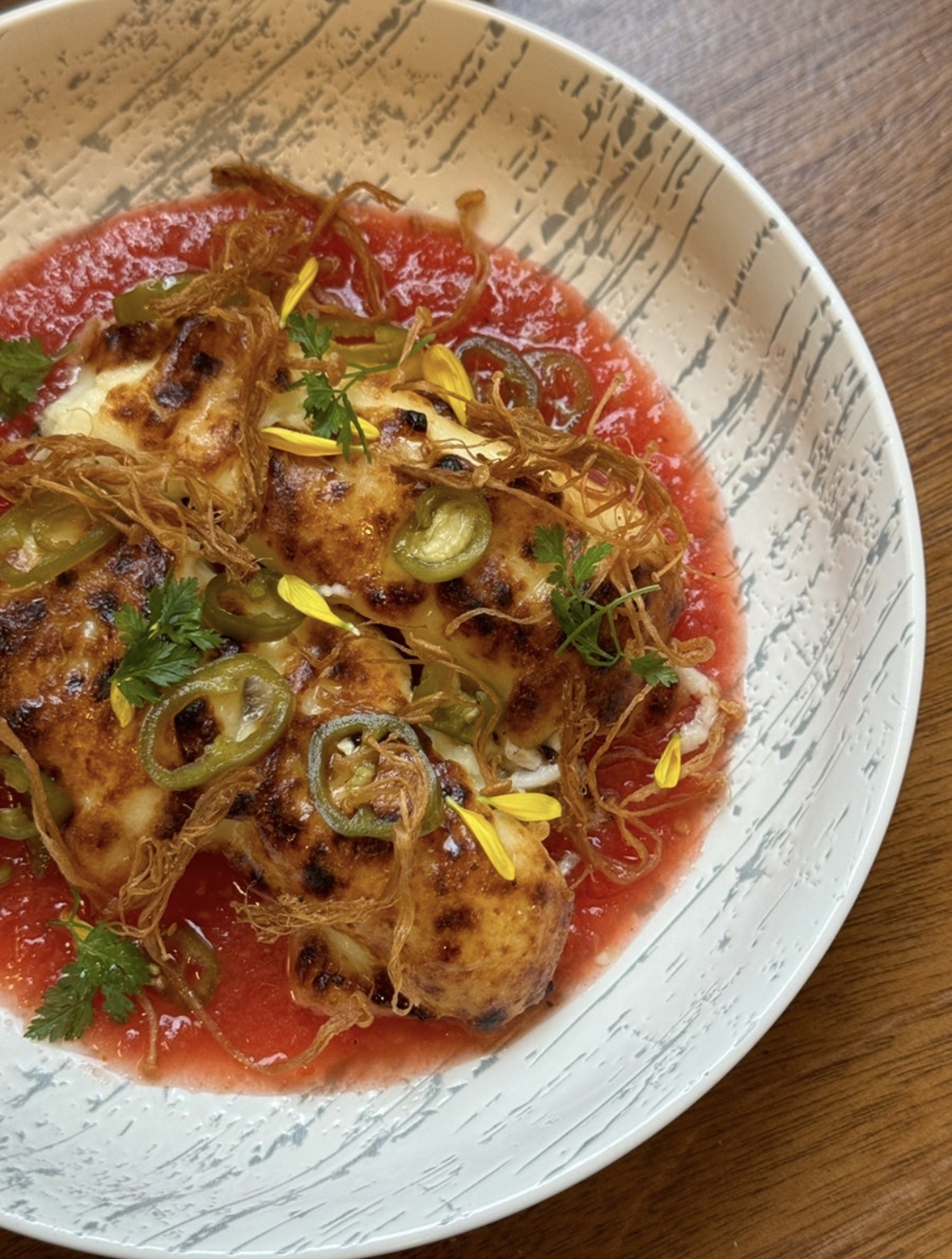Hafng Korean dining bar plates with traditional liquor