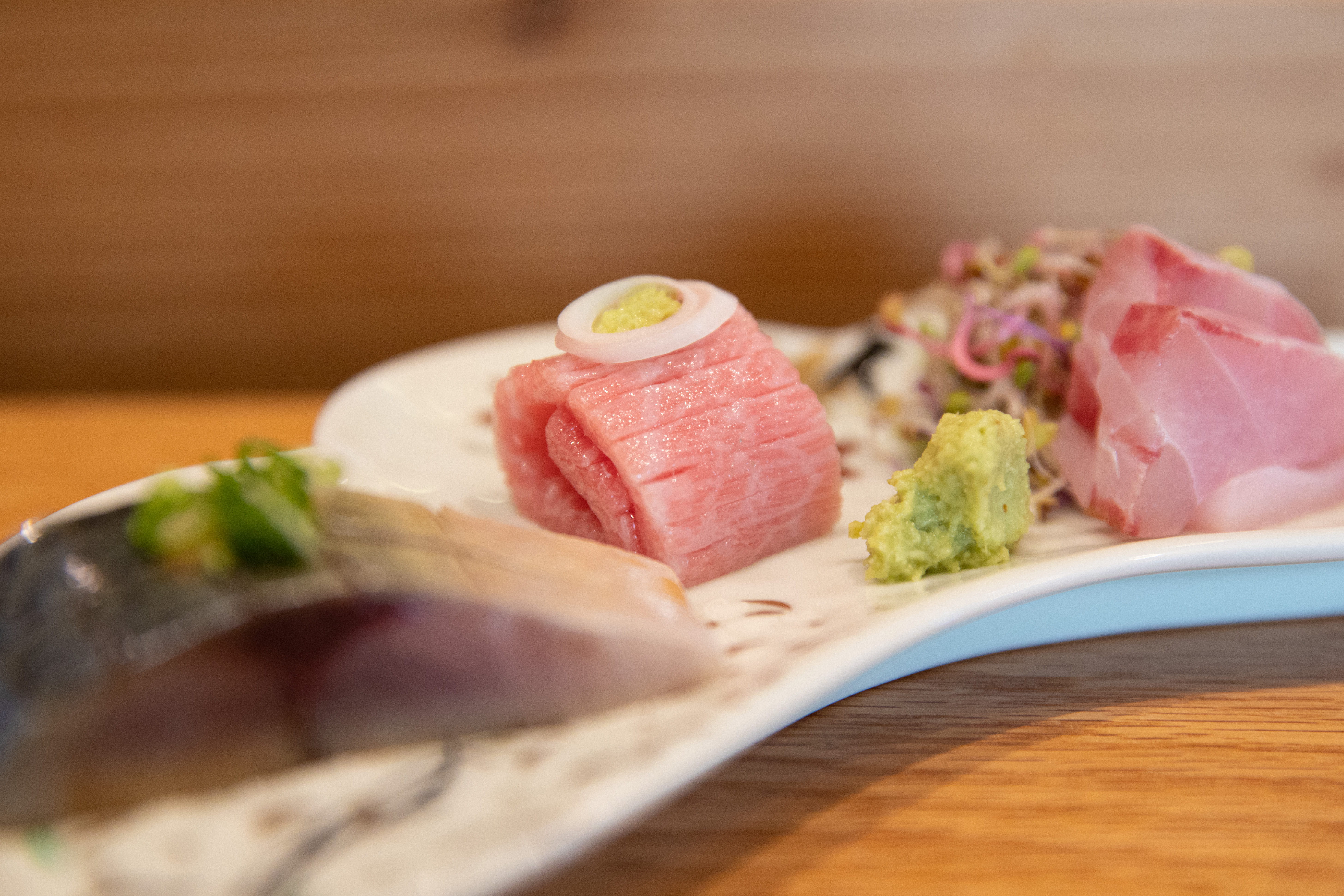 Hachi omakase counter with ocean view