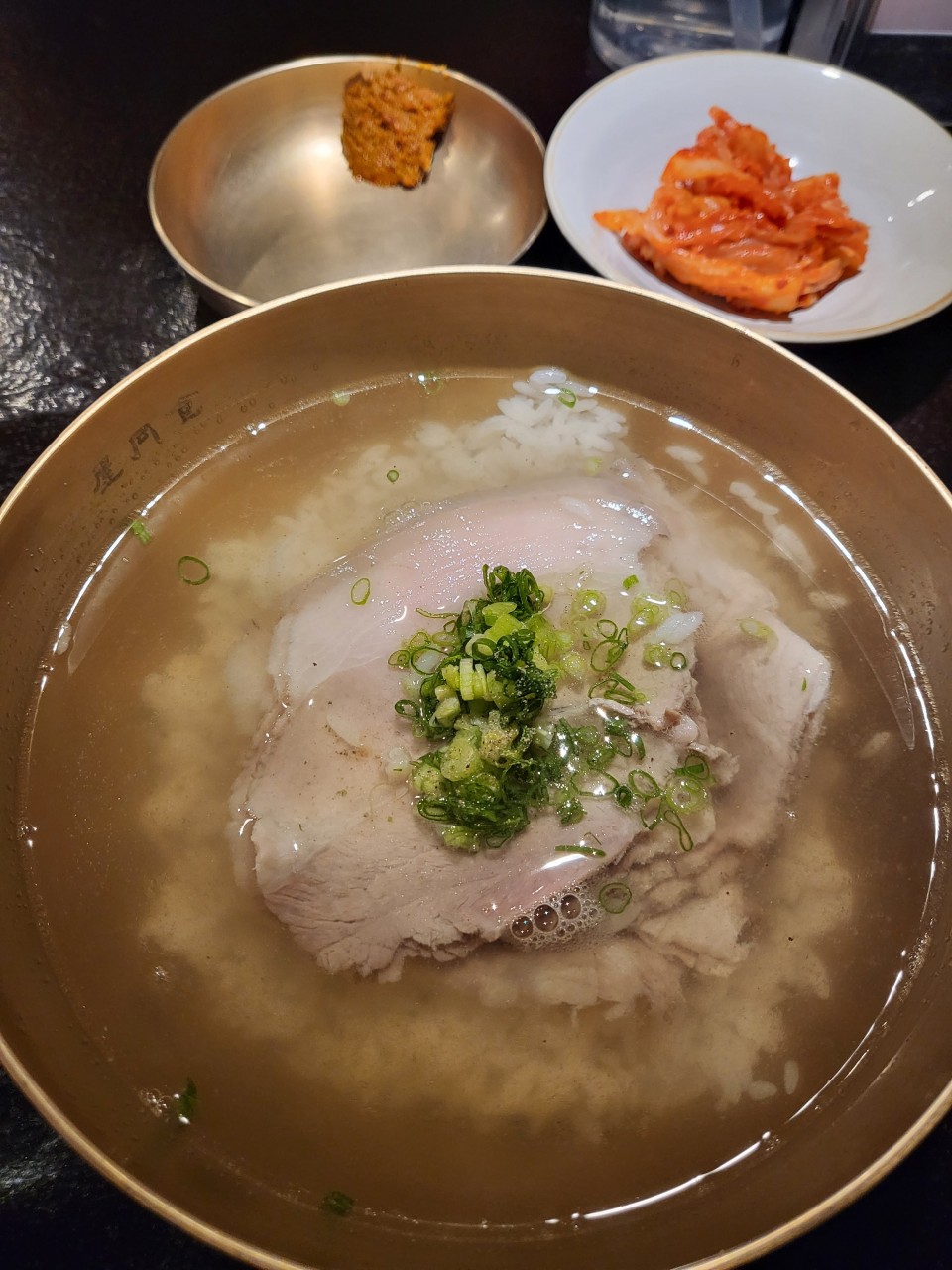 OKDONGSIK clear pork gomtang with thin-sliced meat - Image 3