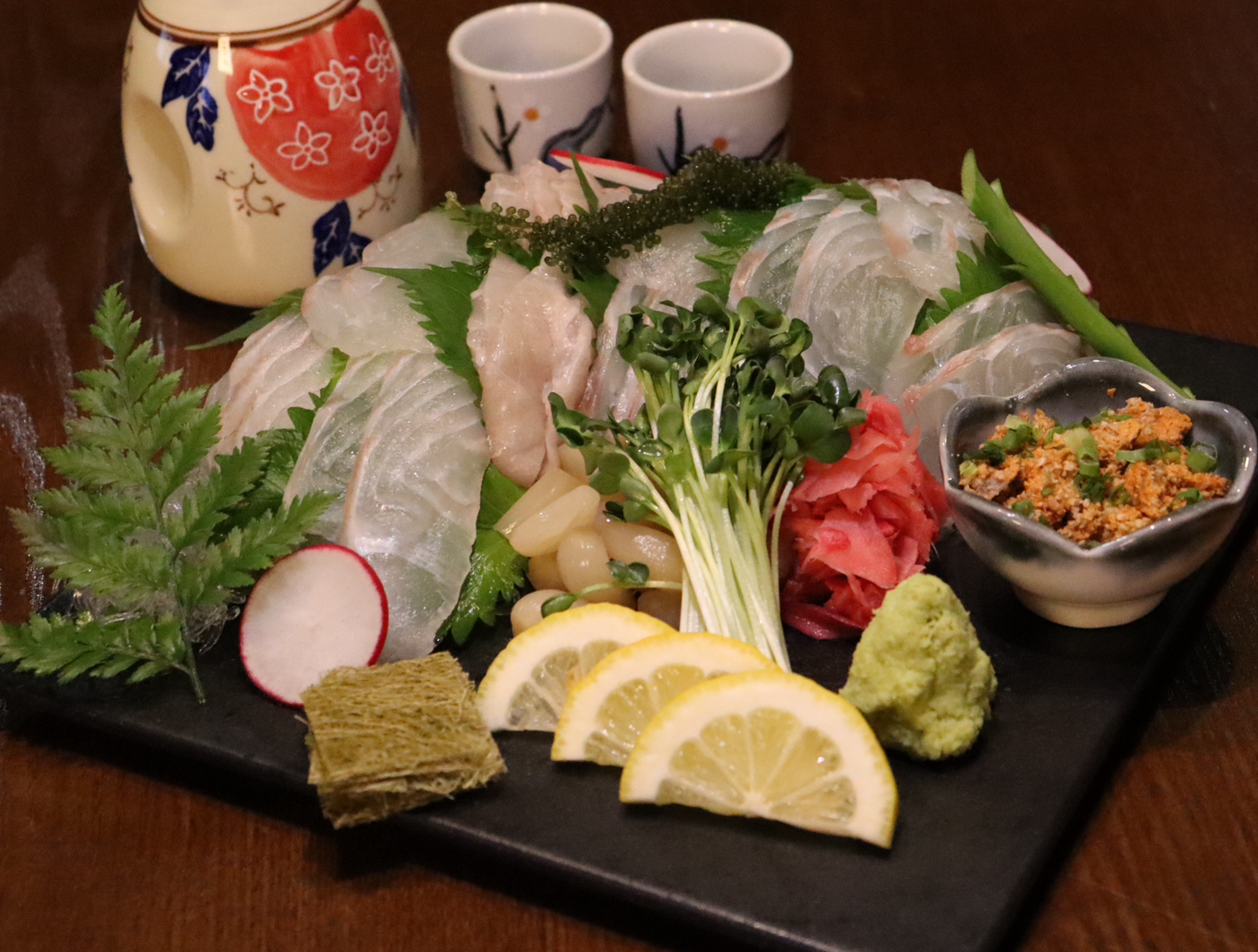 Ilsim Izakaya counter with sukiyaki and oden karaage