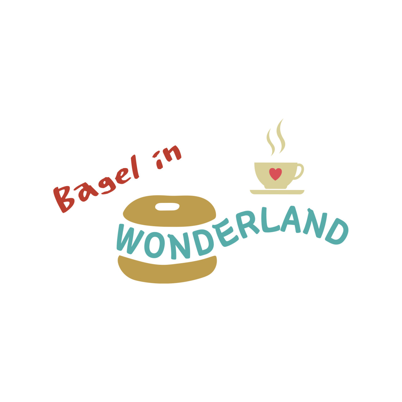 ベーグルインワンダーランドのニューヨークスタイルベーグルサンドとタワー