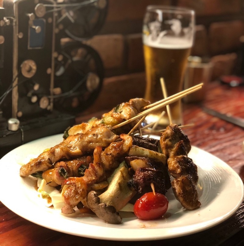 Lively fusion izakaya tavern ambiance at Neighborhood Pub Sangbong Branch