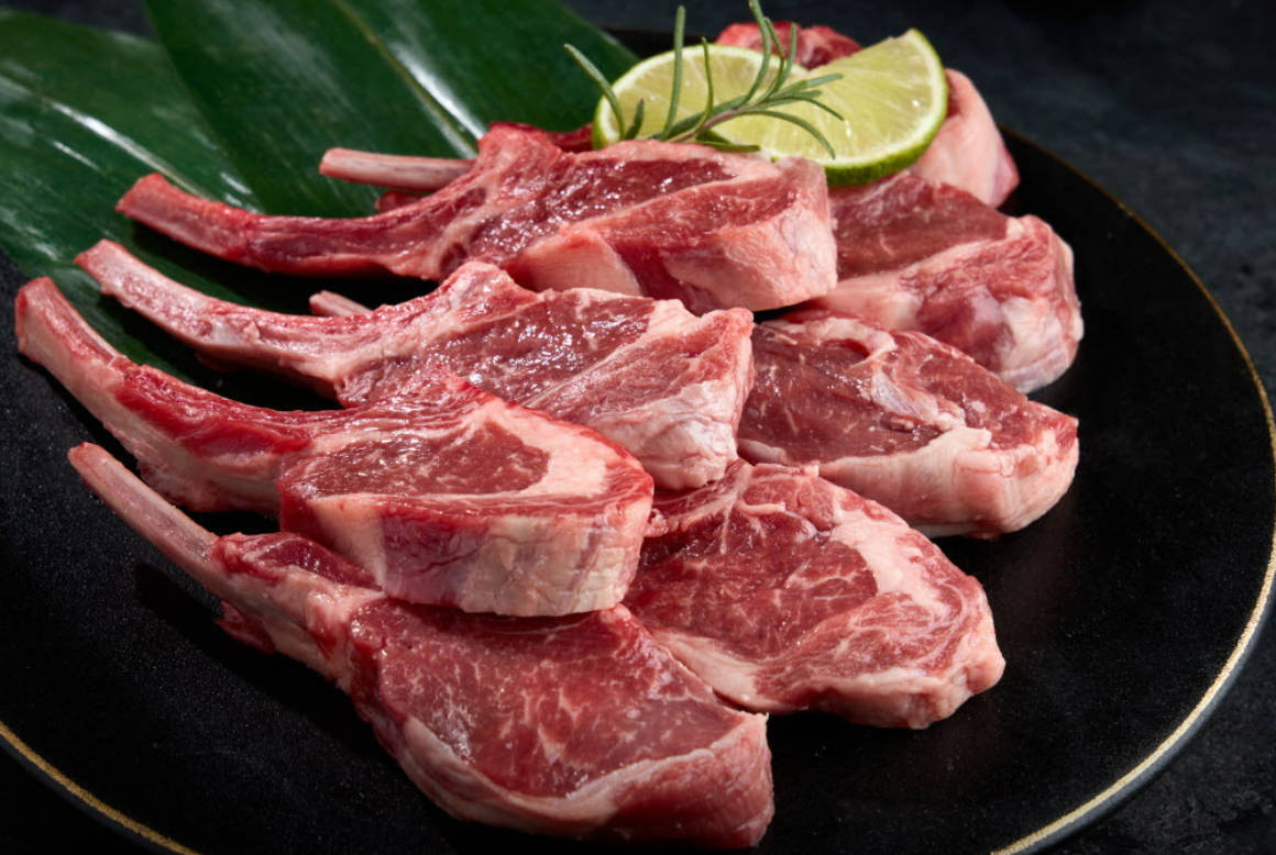 Donjuyang hwarogui premium lamb ribs over charcoal