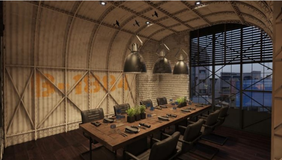 Breitling Kitchen汉南店内时尚用餐环境