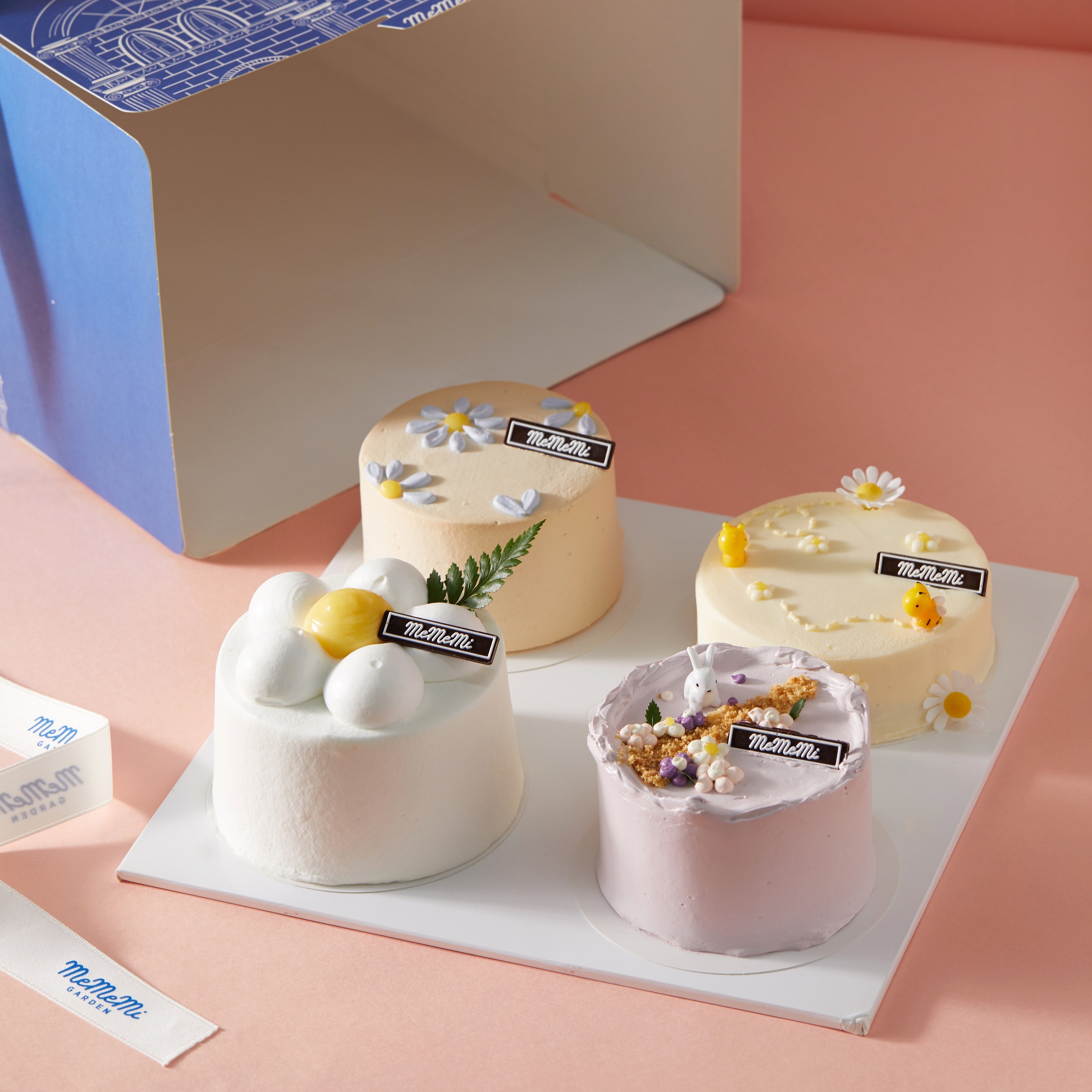 MeMeMe Garden Cafe位于阳光洒满的清潭，芒果冰沙和蛋糕