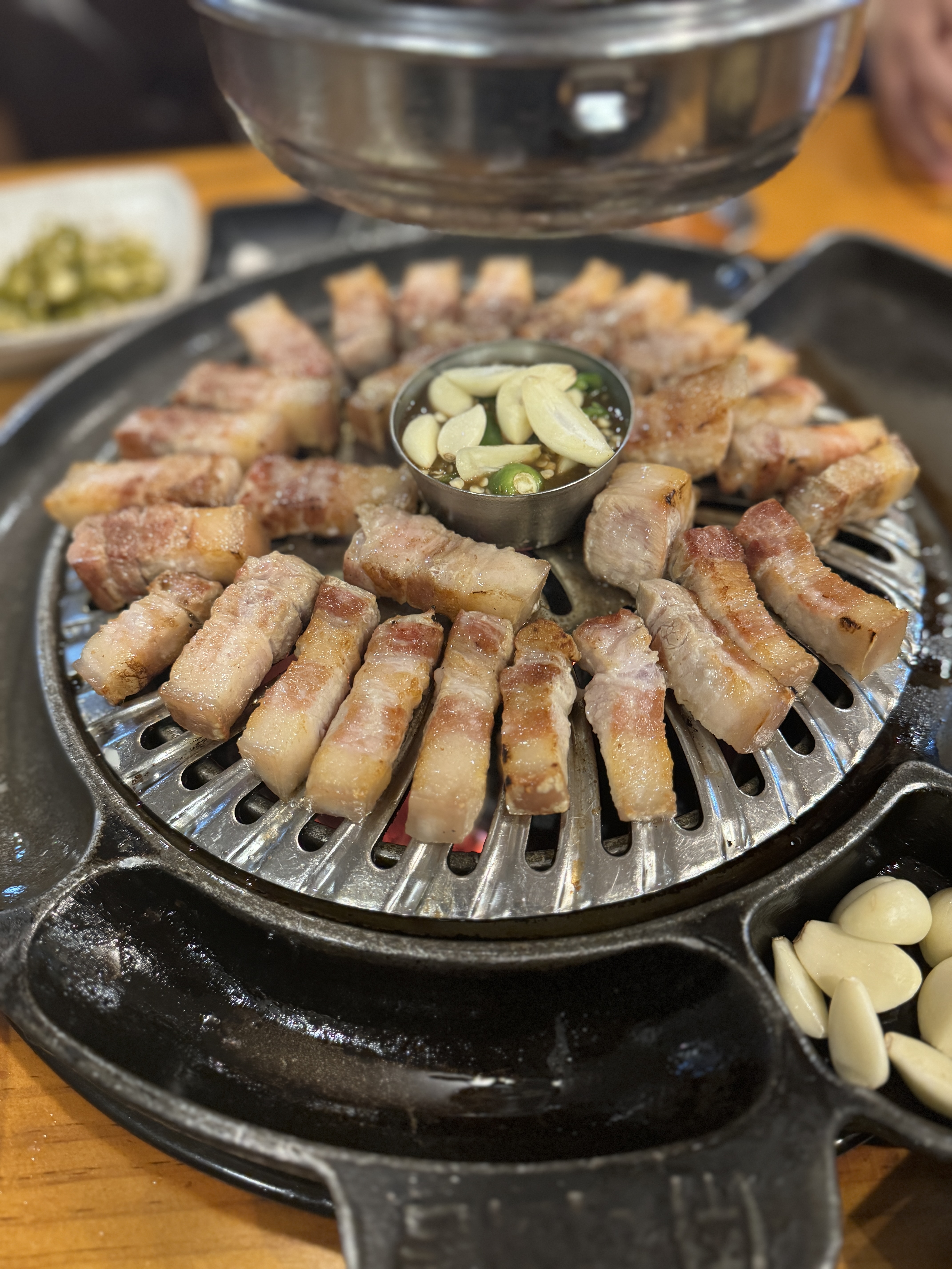 Jeju Doyaji Pan Jamsil private-room charcoal grill set with Jeju pork