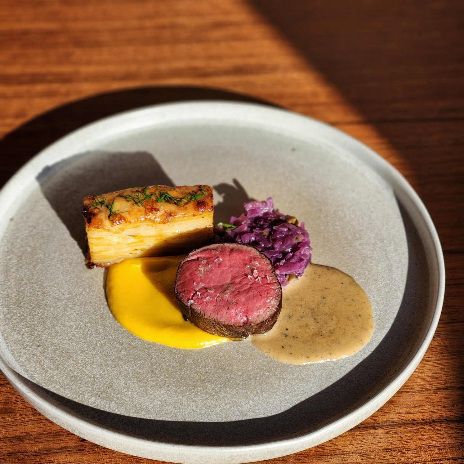 Ma Petite Maison cozy French interior and plated course