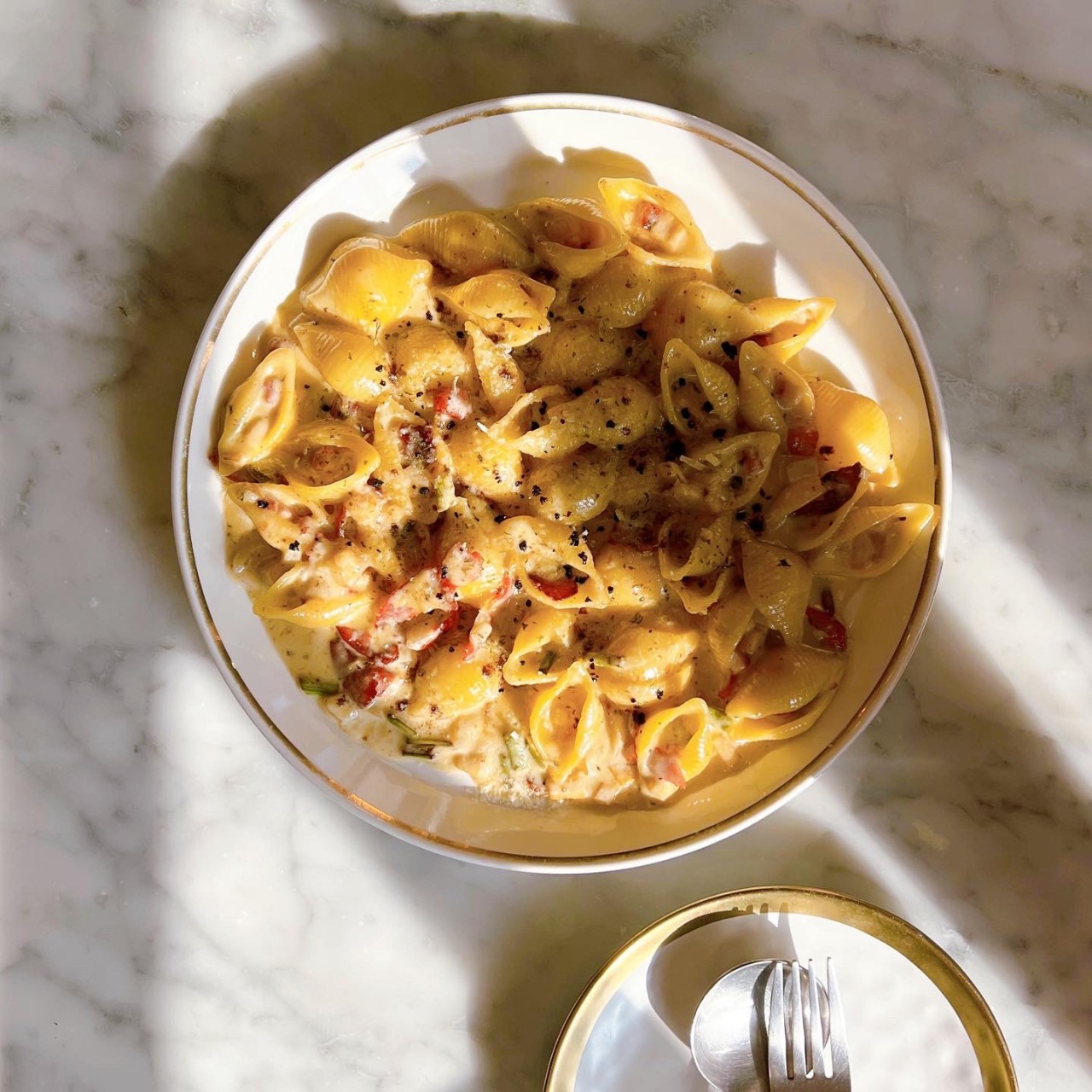 Concrete Angel’s chicken steak and cloud French toast on a sunny table
