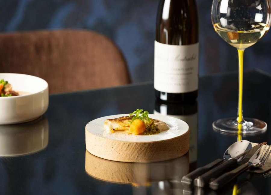 Bomb Chungdam private dining and plated modern Korean course