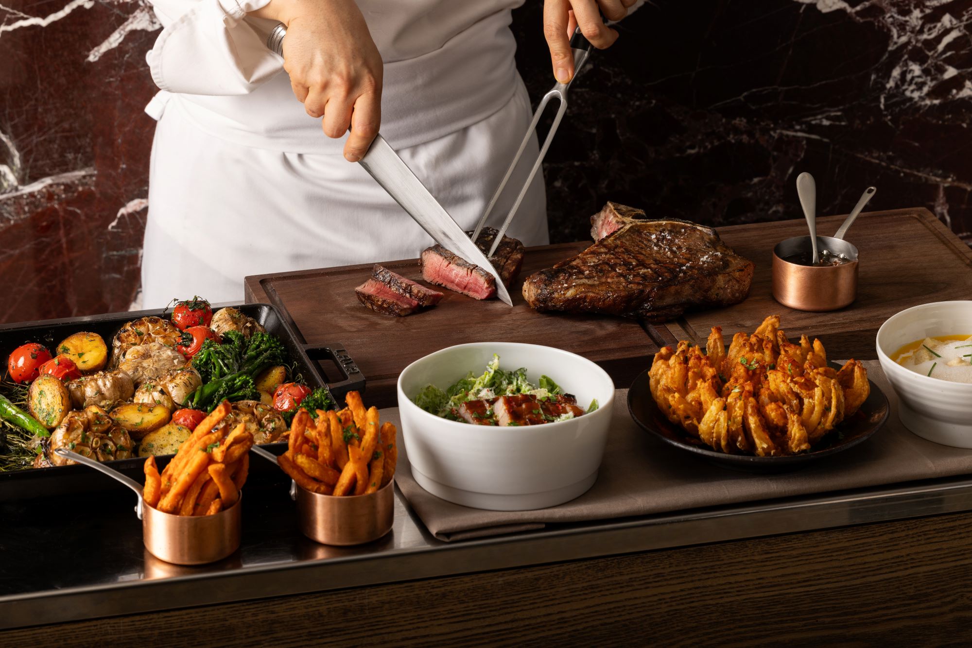 Andaz Seoul Gangnam Jogakbo open kitchen and steakhouse vibe