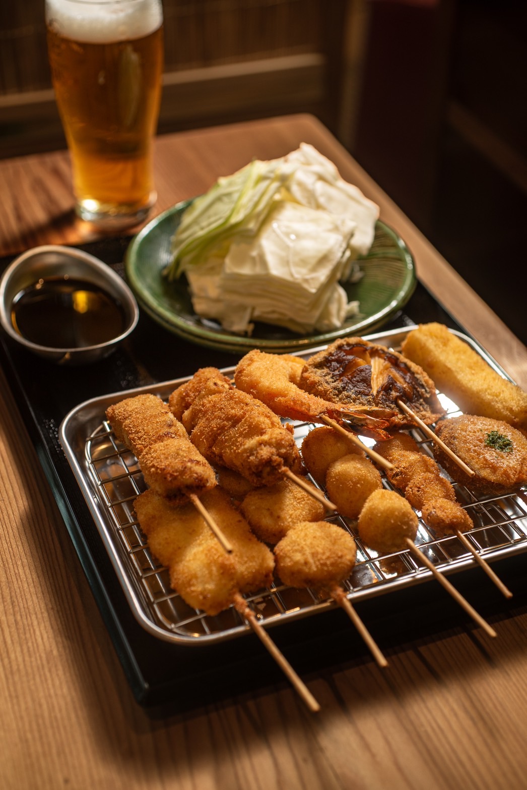 Jyuga course with nikusui, kushikatsu and seasonal dishes