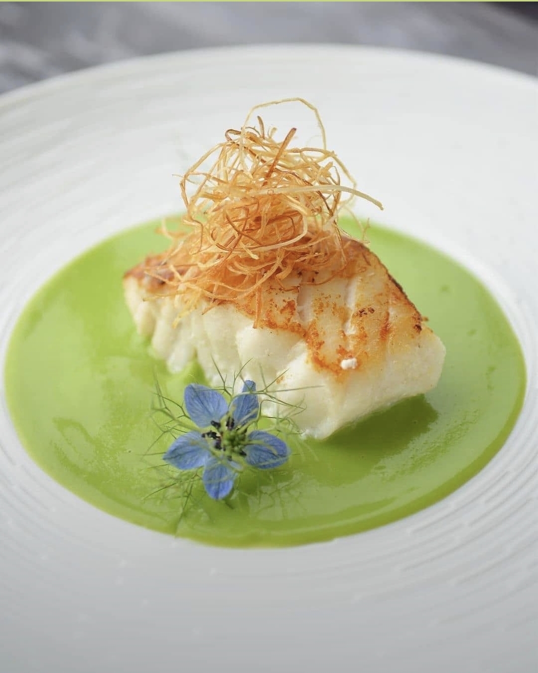 Amano casual Italian course with handmade plating