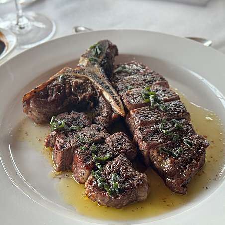 Restaurant I.O.U intimate Italian dining table