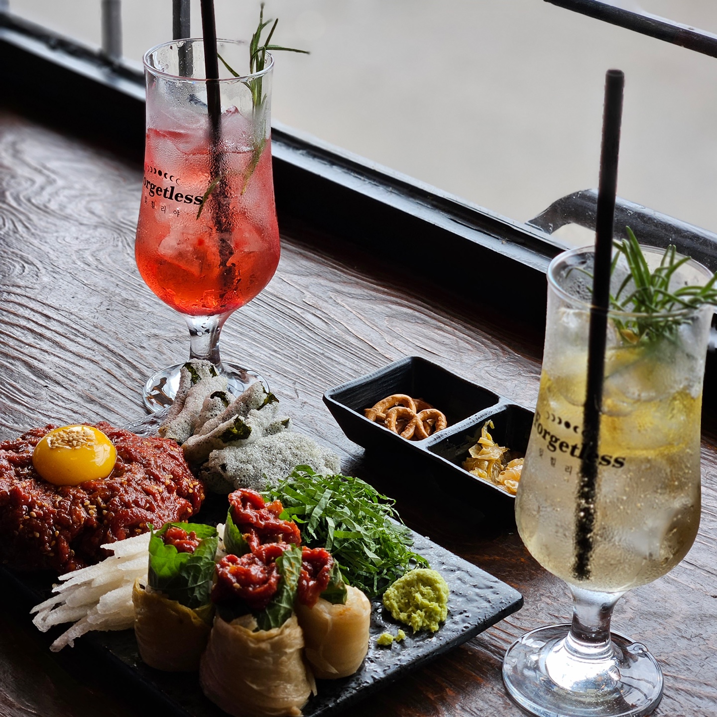 Traditional liquor pairings and creative anju at Forgetless in Yeongdeungpo