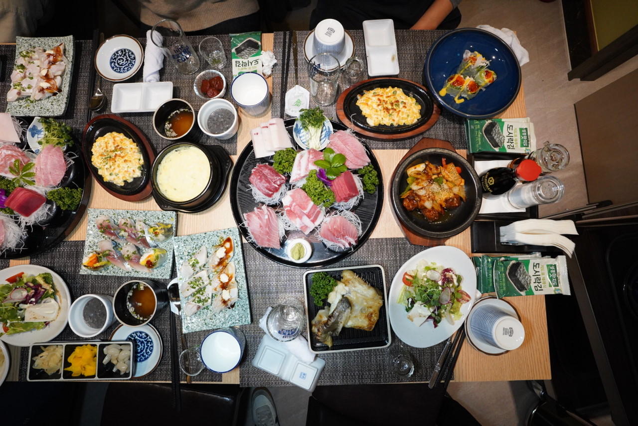 Osung Tuna生魚片拼盤，適合團體共享