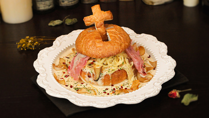 巫婆廚房萬聖節主題用餐空間與趣味餐盤