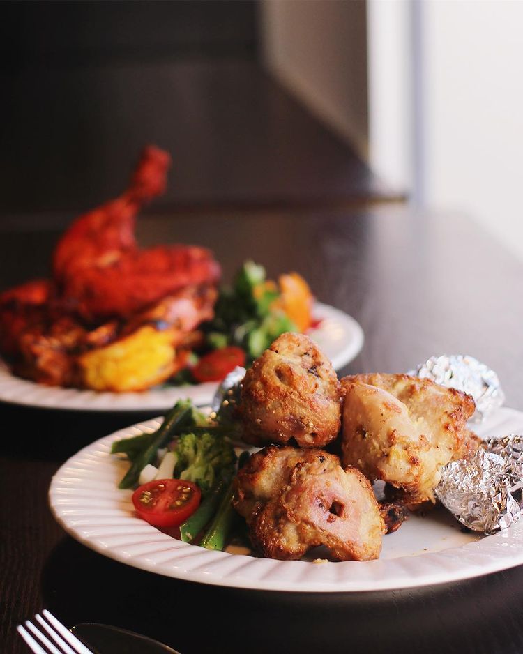 GS大厦驿三店甘加印度餐厅的坦杜里和咖喱套餐