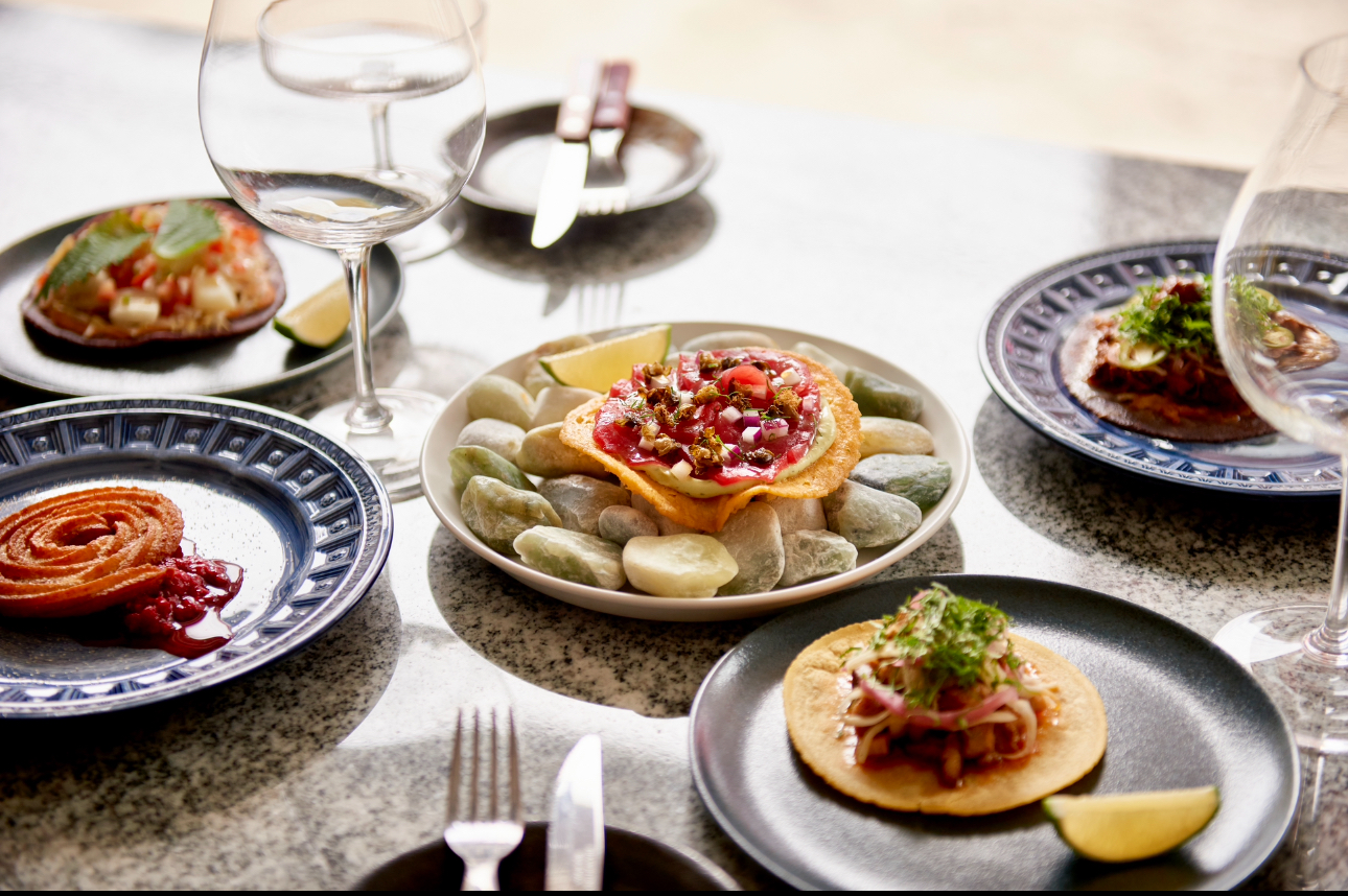 Mattdol handmade tortillas and vibrant salsa in Seongsu