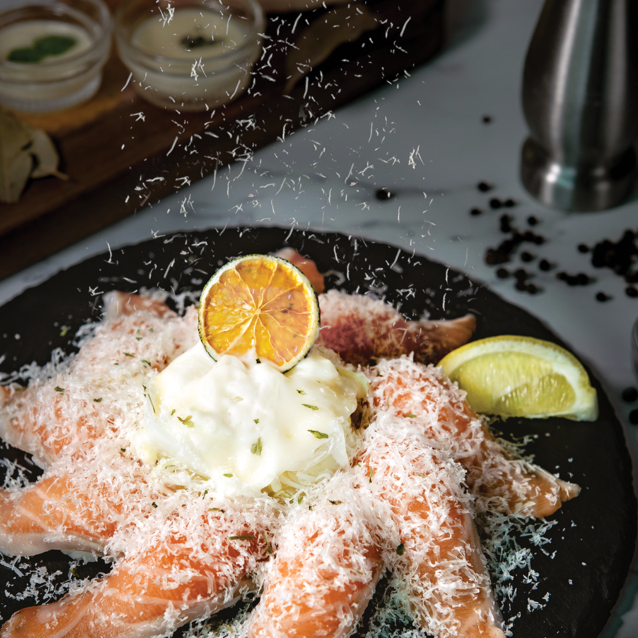 Aewol Yeoneo salmon-focused fusion dishes