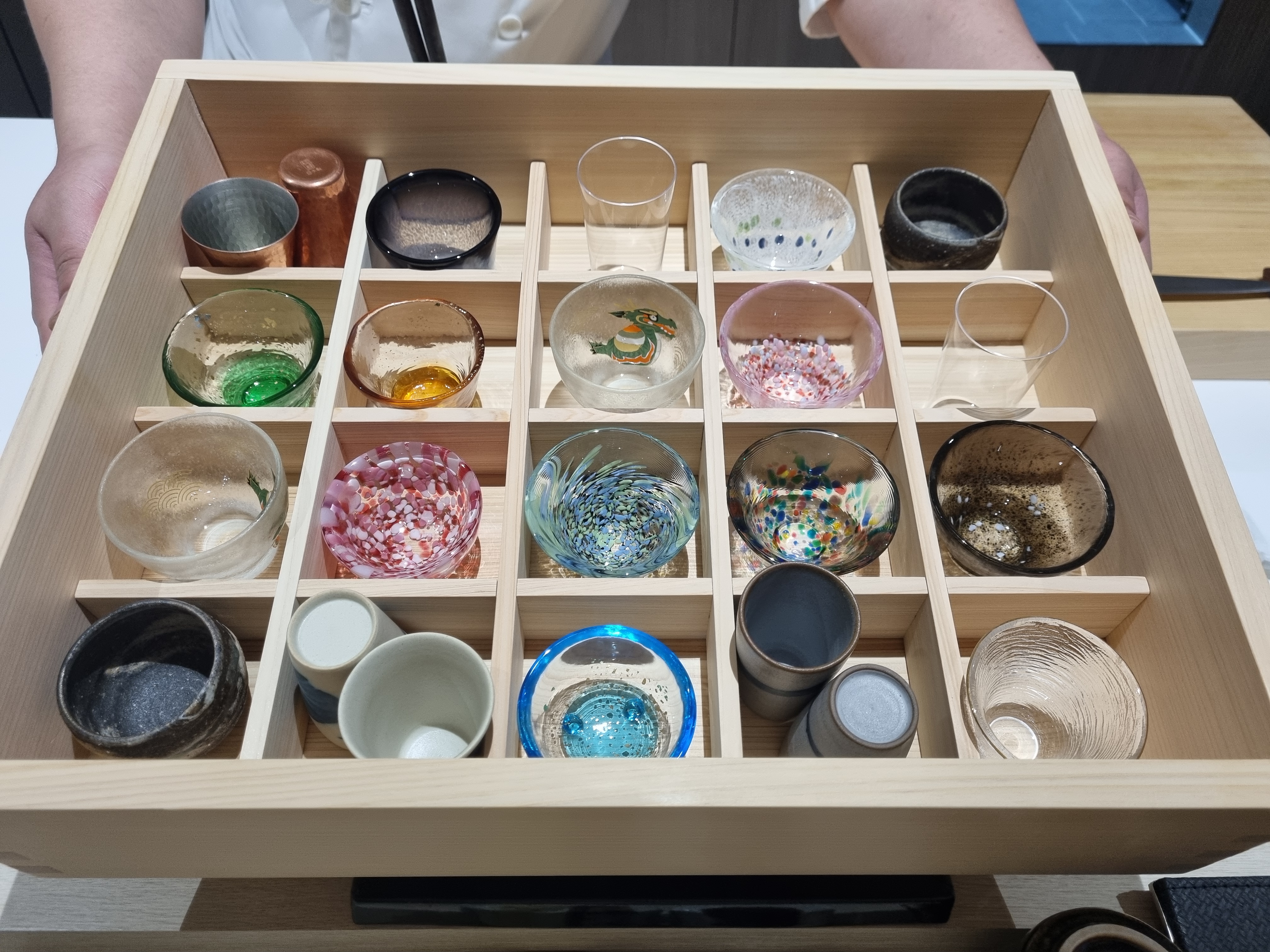 Sushi Yutaka trendy omakase plating in Yeouido