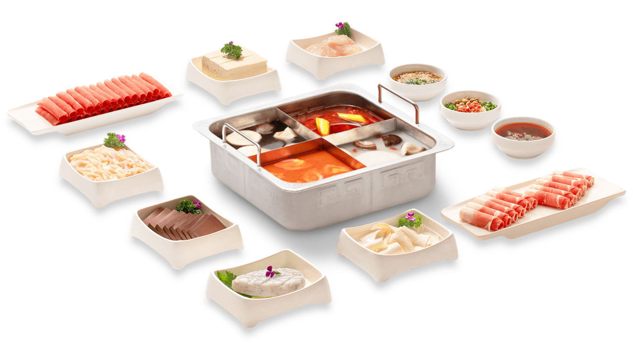 Hadilao Kondae steaming hotpot with mala and tomato broth