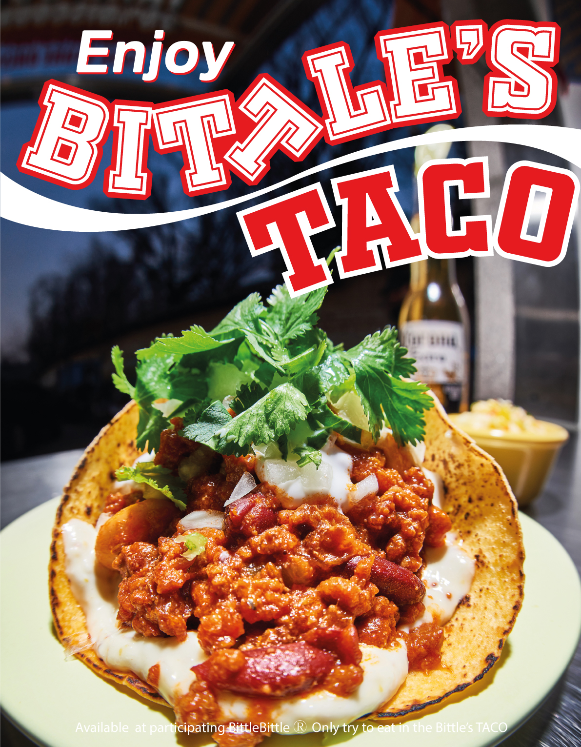 Bittles_taco—石墙景观吧台与墨西哥卷玉米饼