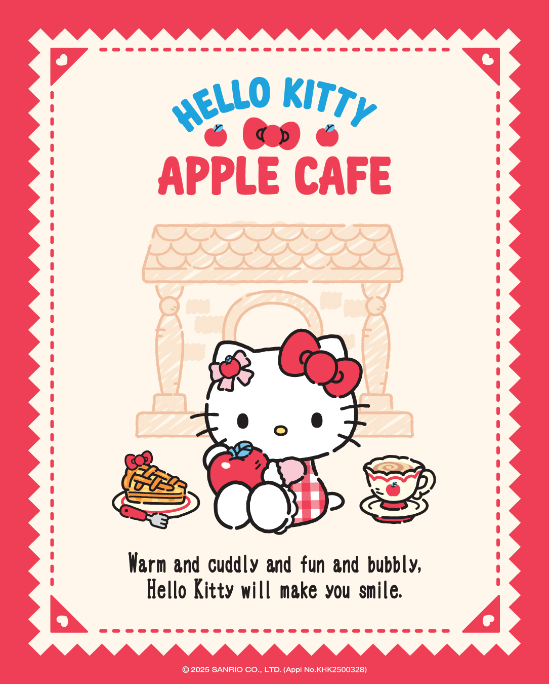Hello Kitty Apple Cafe粉色主题甜品及礼品店，位于明洞