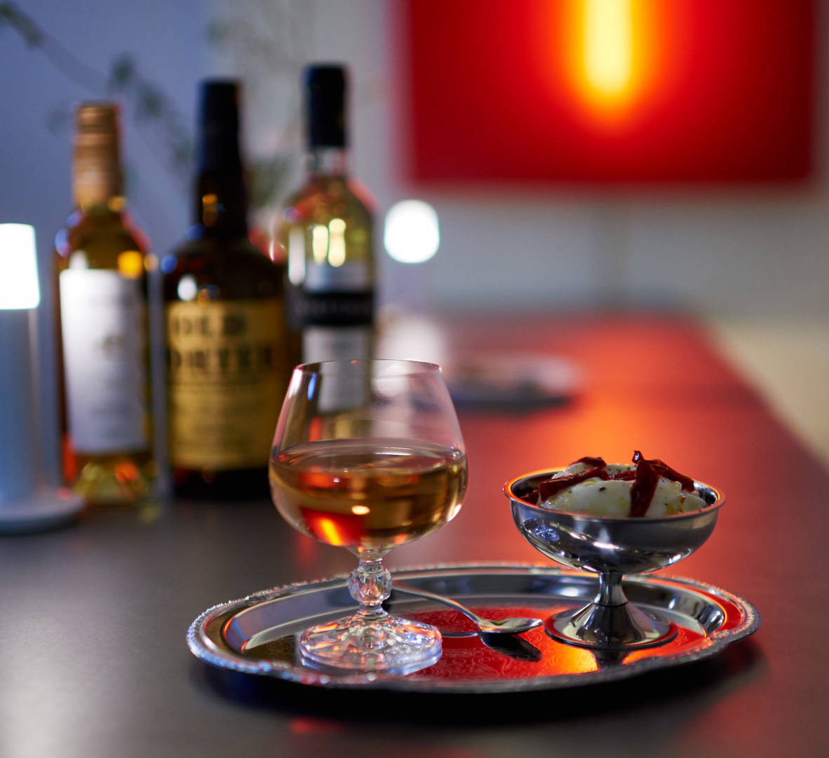 Nice Mangwon seasonal gelato and wine pairing