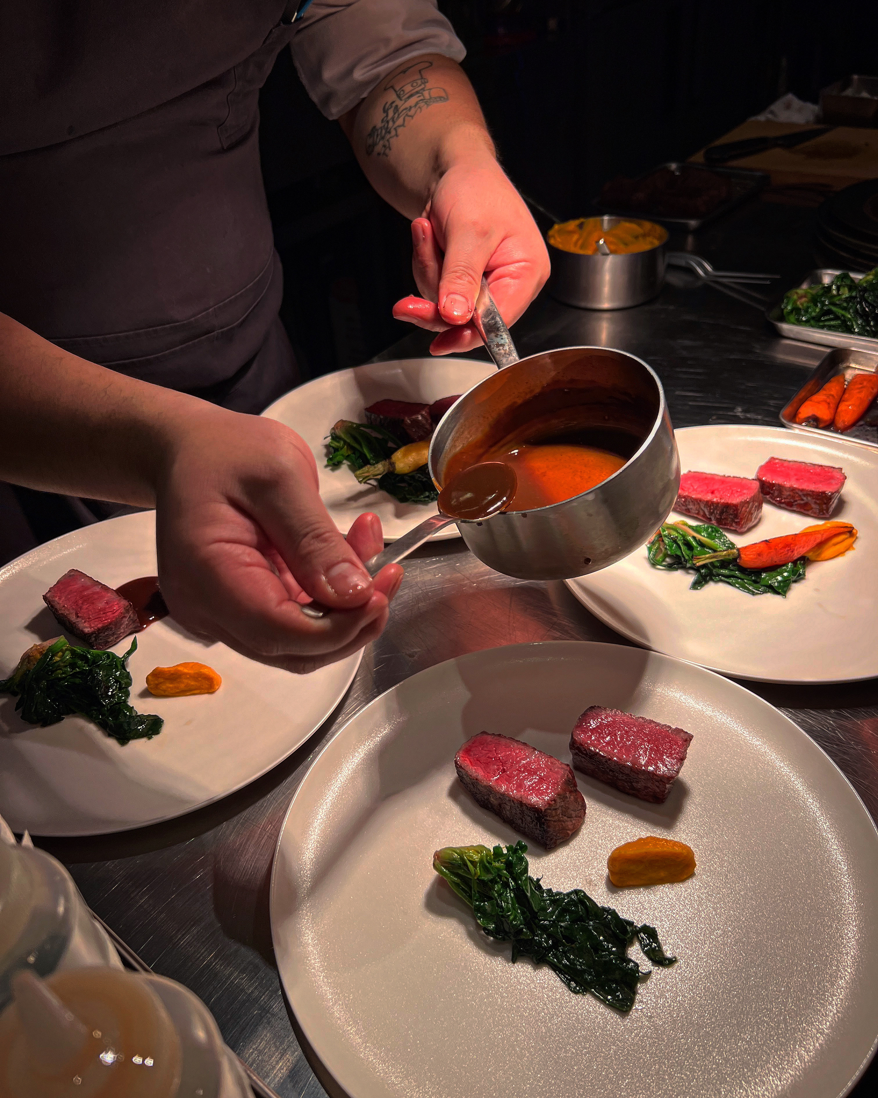 Rhine Beck contemporary course dining in Gwangju