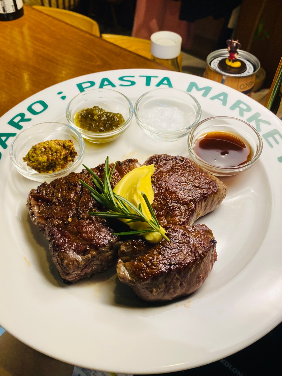 Bar seating and creamy gnocchi at Baro Pasta Market Chungmuro