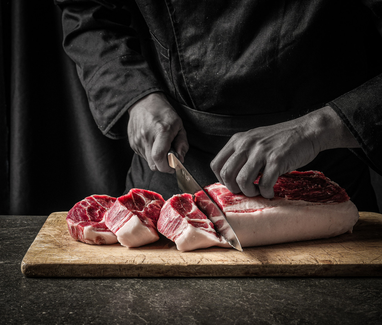 古宮驛村熟成豬頸肉炭烤