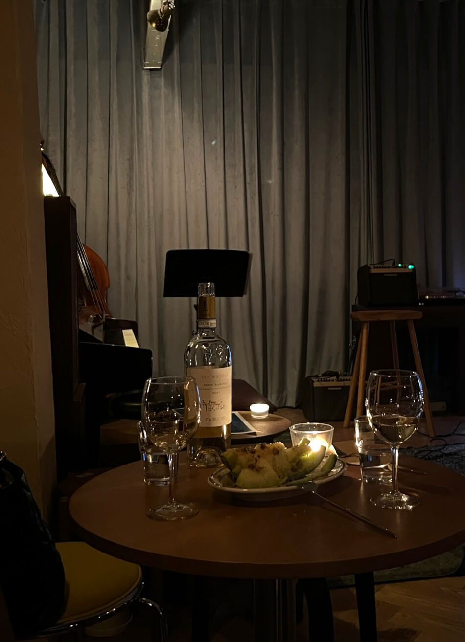 House of Blue Seochon cozy jazz stage and bar