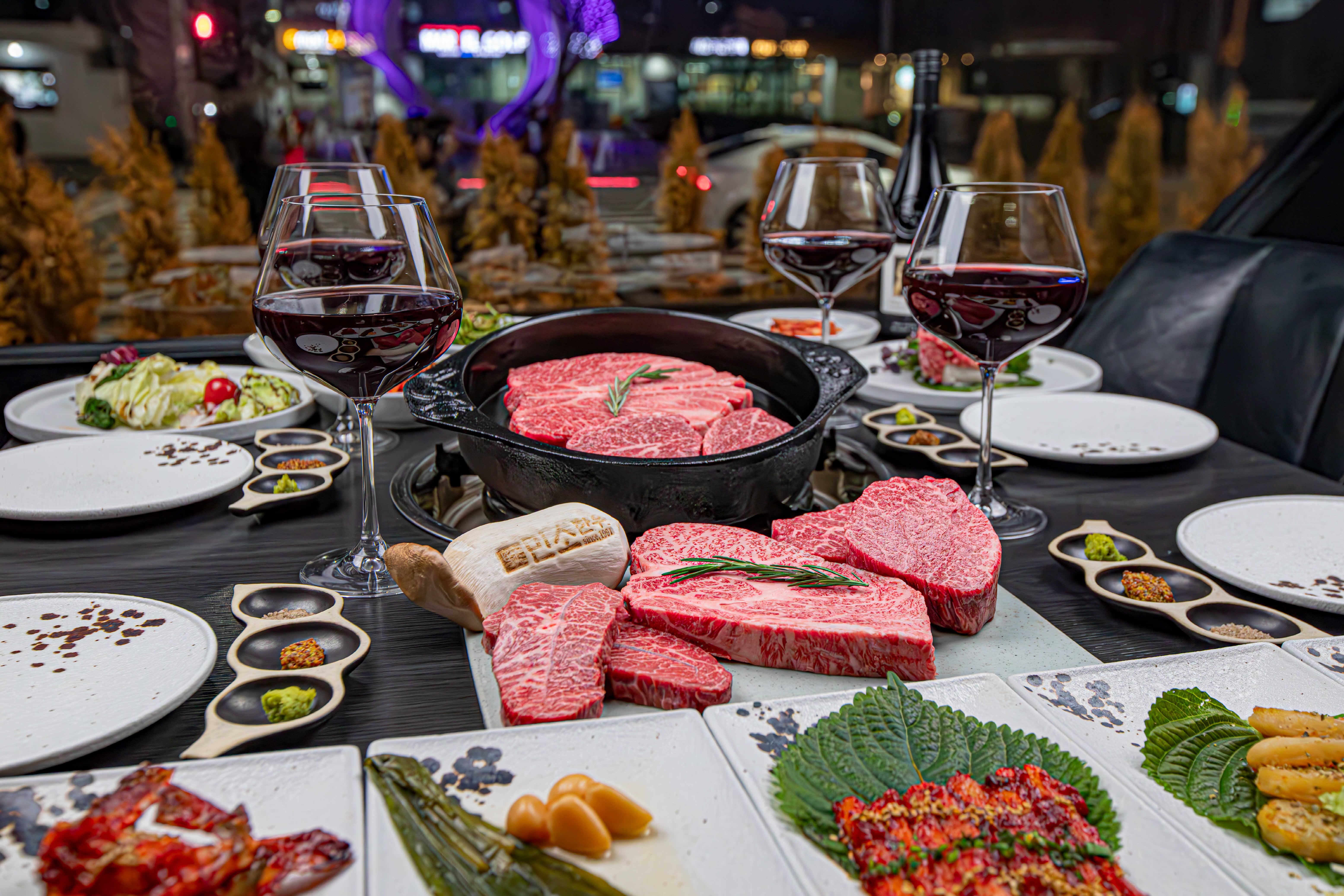 민소한우 동여의도점 私人包廂夜景