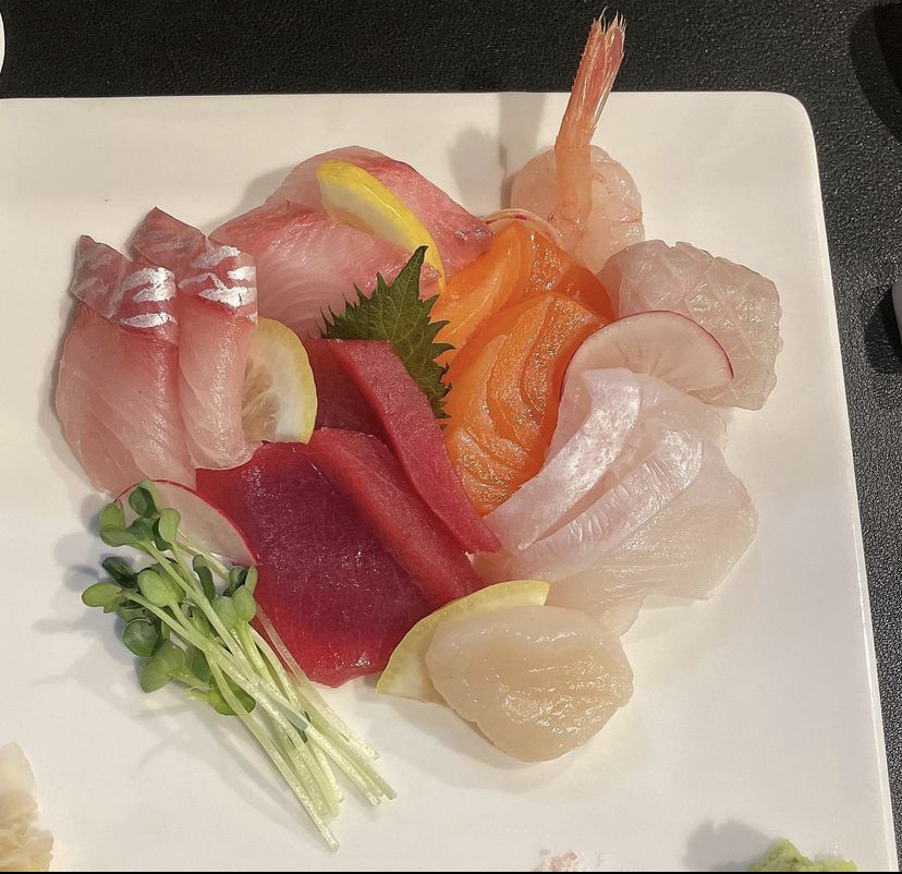 Blue Coast Japanese course with neat plating in Yeouido