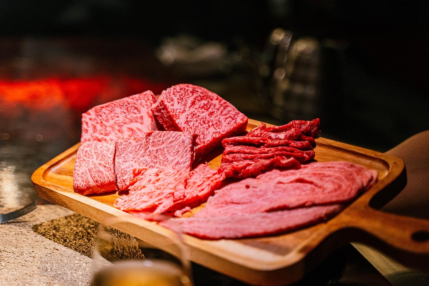 Rainbow韩牛寿司套餐摆盘