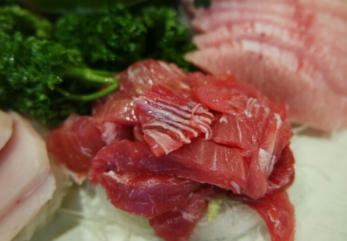 Platter of assorted tuna cuts at Lee Choon Bok Tuna Nowon