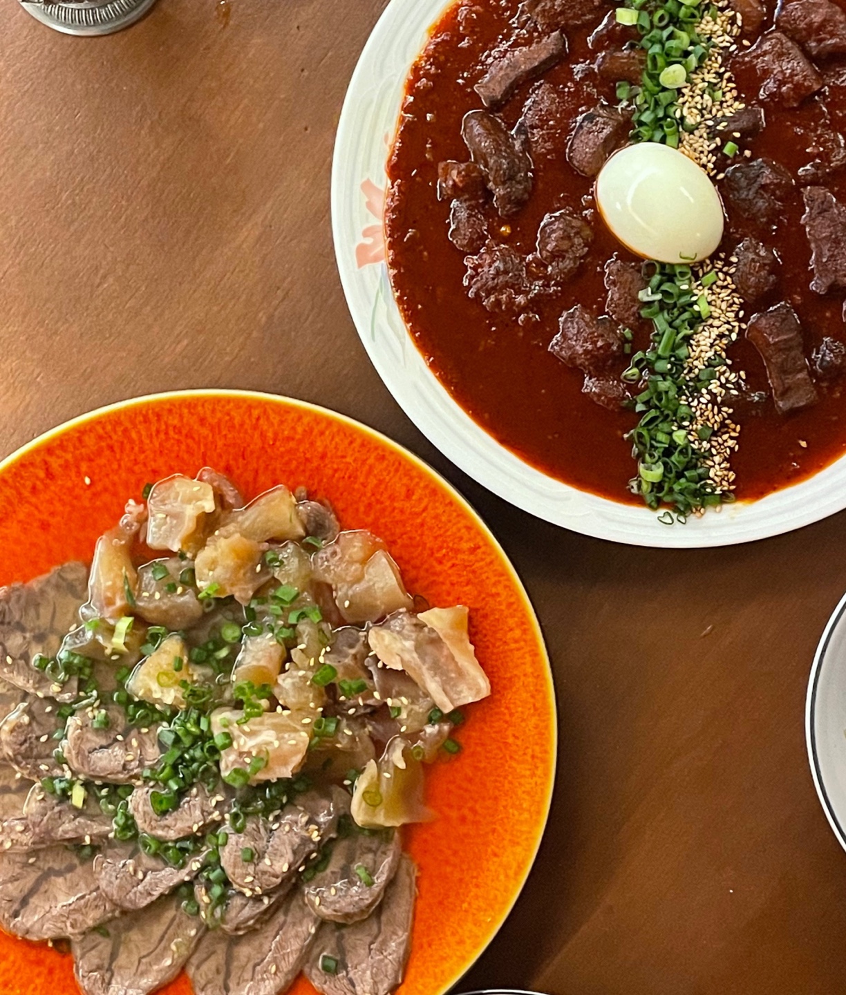 Moyang interior with traditional liquors and Korean beef dishes