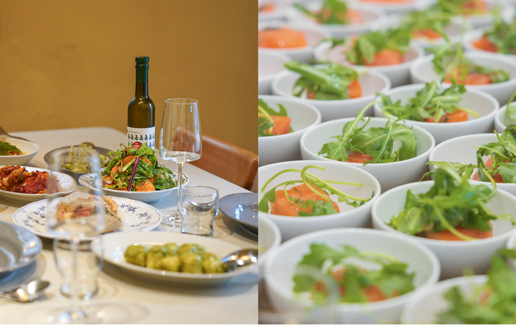 Wholesome farm-to-table vegan plating with seasonal produce