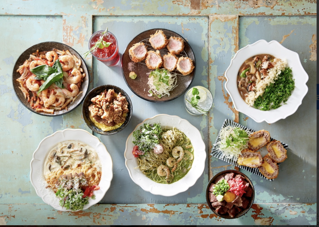 Toma Yeonnam Bukchon fusion pasta and katsu bowls in warm wood interior