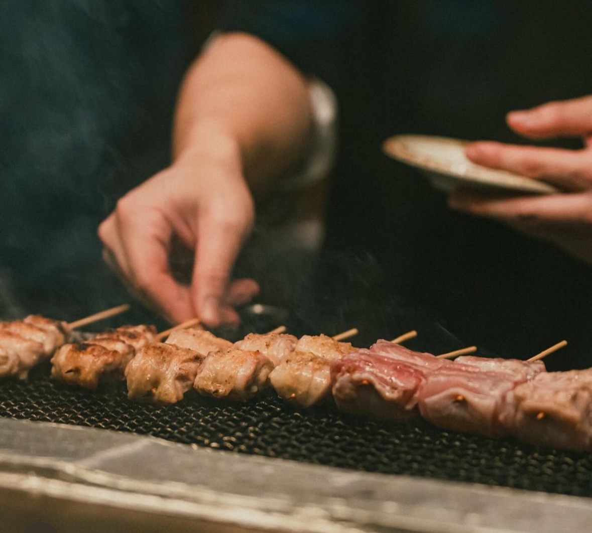 Yakitori Digeut charcoal-grilled skewers at PNU