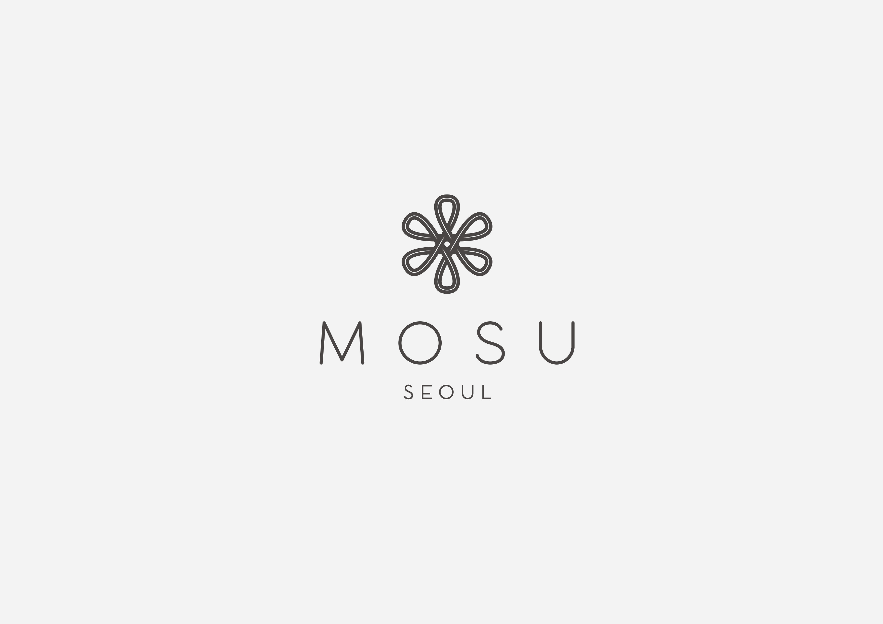 MOSU Seoul minimalist white facade and refined plating
