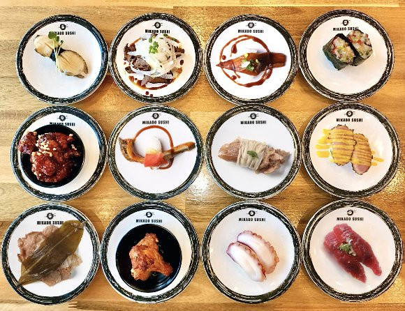 Mikado Sushi 大邱多樣壽司盤