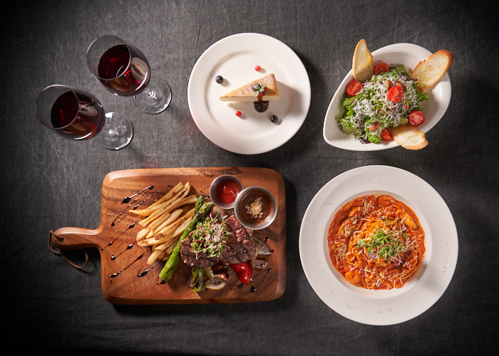 르씨엘블루 上武 家族ディナーセット ピザとパスタ