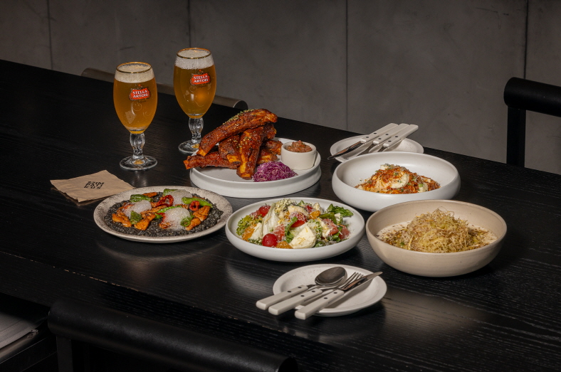 SZIMPATIKUS dining room with wine and European Asian-inspired dishes