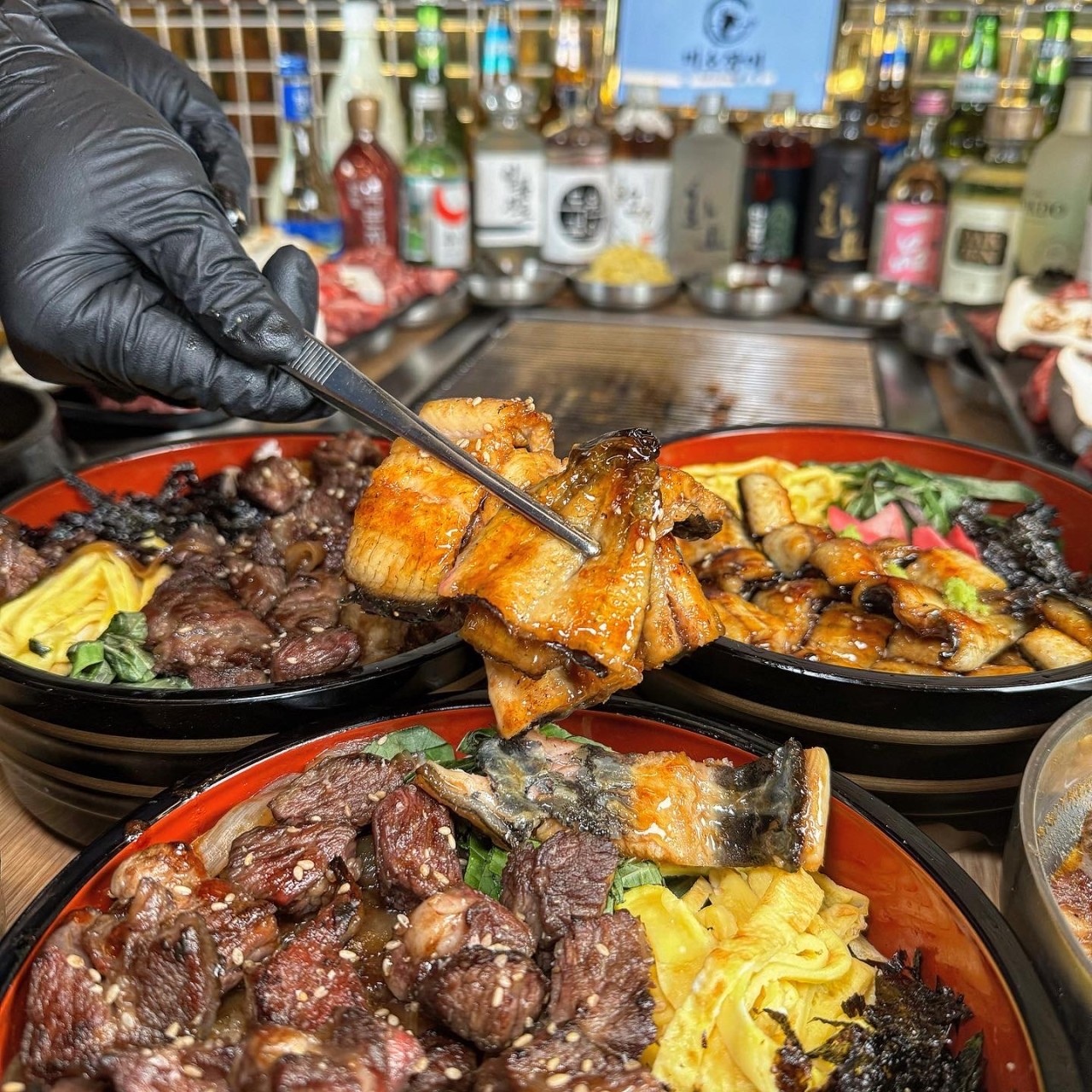 미소장어 구로디지털단지점 國產淡水鰻魚與水嫩熟成牛肉